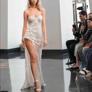 Berta bridal wedding dress 20-120 High leg slit strapless sweetheart ling 42 2